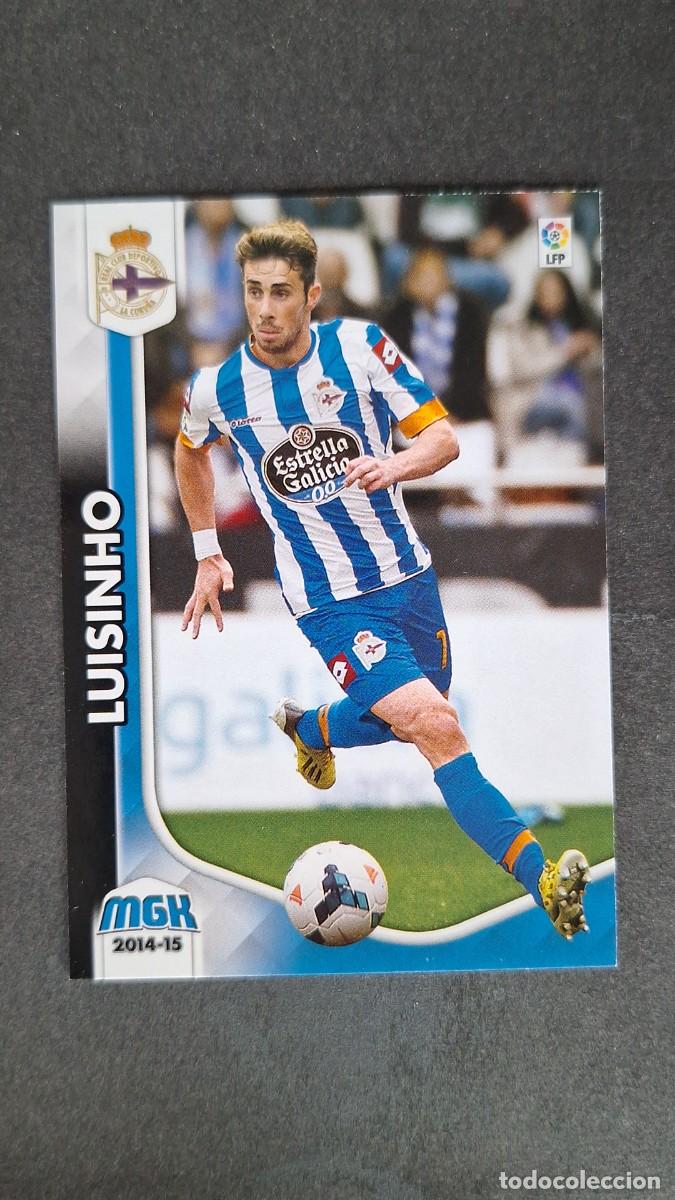 Cromos de f&uacute;tbol: L1 LUISINHO DEPORTIVO DE LA CORU&Ntilde;A 121 PANINI MEGACRACKS 2014 2015 14 15
