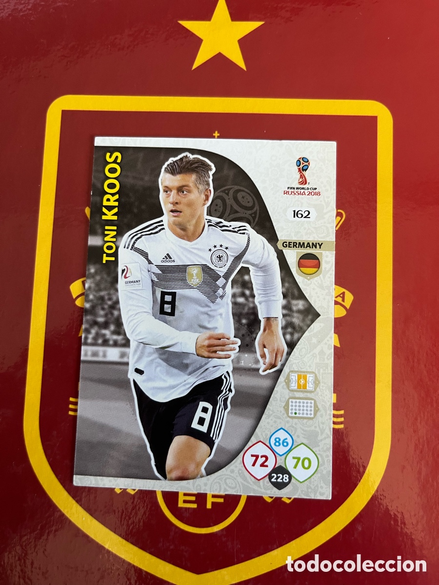 Cromos de f&uacute;tbol: 162 TONI KROOS ADRENALYN MUNDIAL FIFA WORLD CUP 2018 18 RUSIA ALEMANIA