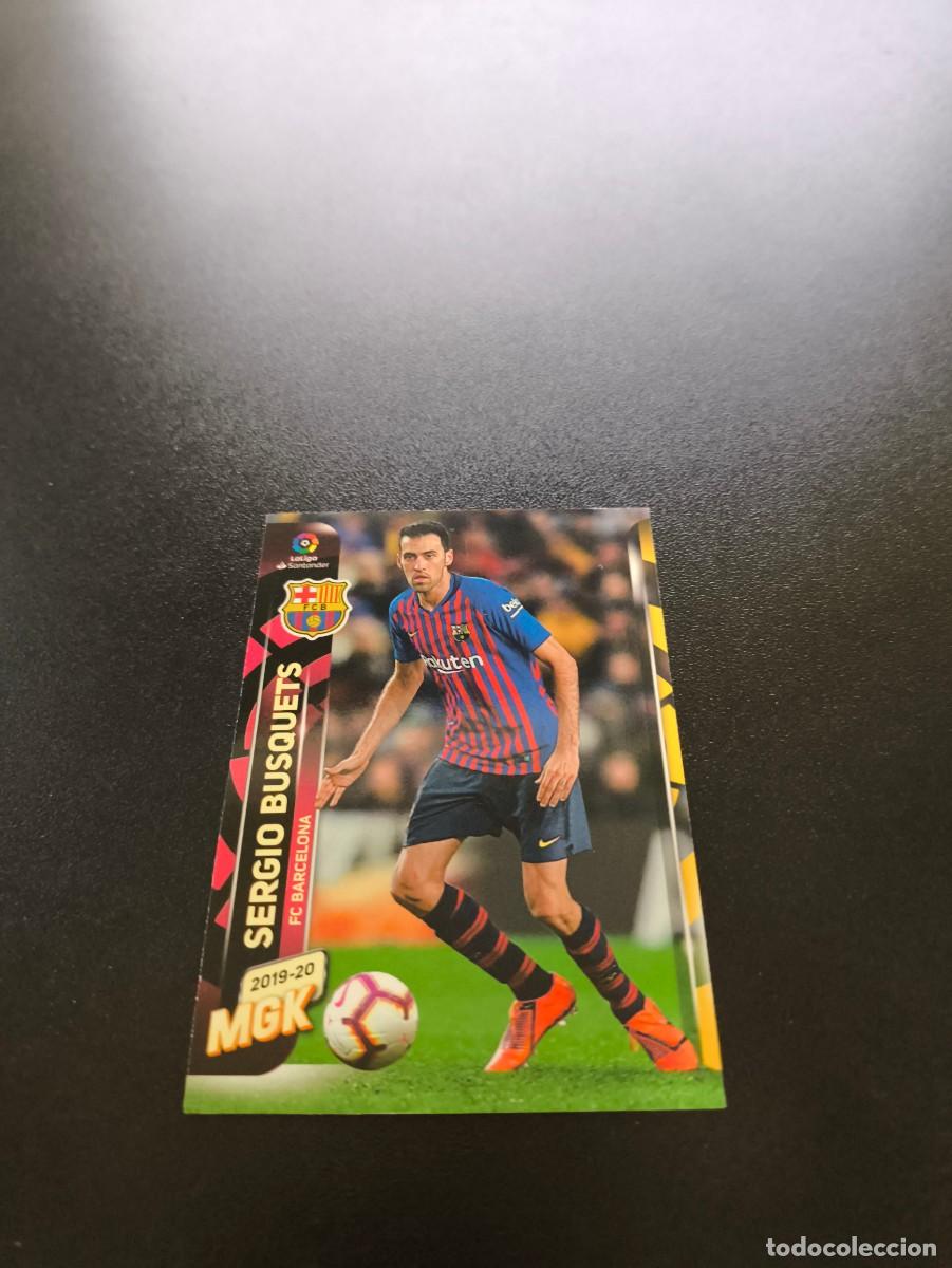 Cromos de f&uacute;tbol: 64 Sergio Busquets BARCELONA PANINI LIGA MECRACRACKS MGK 2019 2020 19 20 NO ESTE