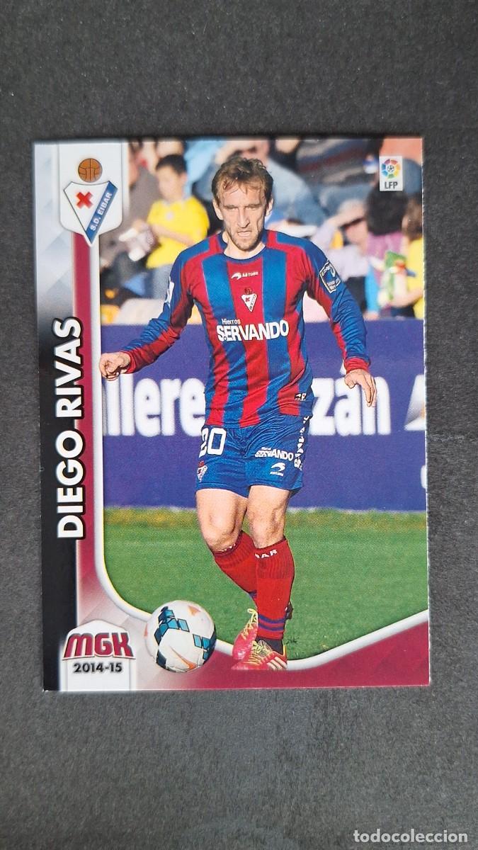 Cromos de f&uacute;tbol: L1 DIEGO RIVAS S. D. EIBAR 135 PANINI MEGACRACKS 2014 2015 14 15