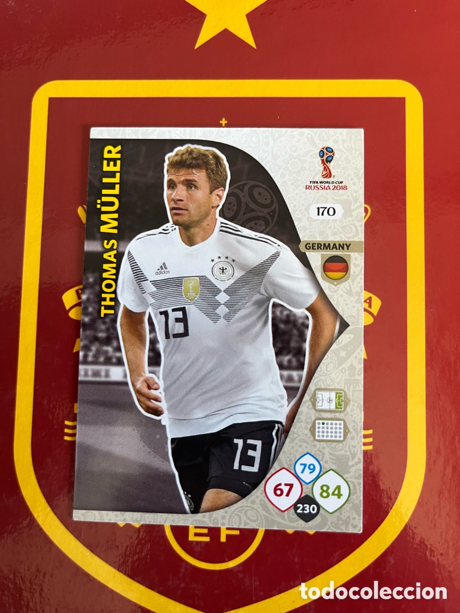 Cromos de f&uacute;tbol: 170 MULLER M&Uuml;LLER ADRENALYN MUNDIAL FIFA WORLD CUP 2018 18 RUSIA ALEMANIA
