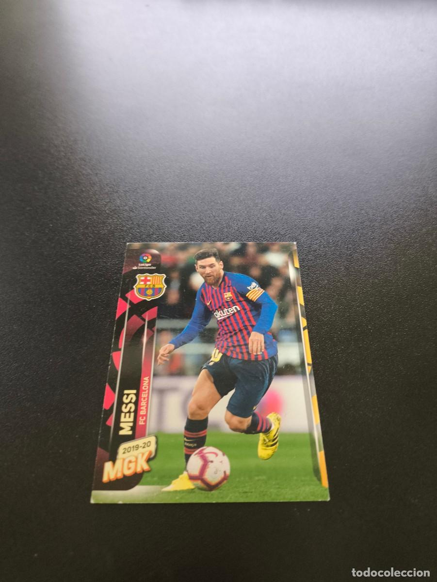 Cromos de f&uacute;tbol: 70 Lionel Messi BARCELONA PANINI LIGA MECRACRACKS MGK 2019 2020 19 20 NO ESTE
