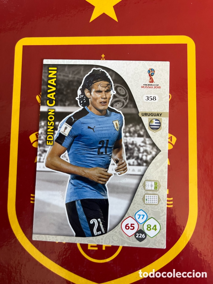 Cromos de f&uacute;tbol: 358 CAVANI ADRENALYN MUNDIAL FIFA WORLD CUP 2018 18 RUSIA URUGUAY