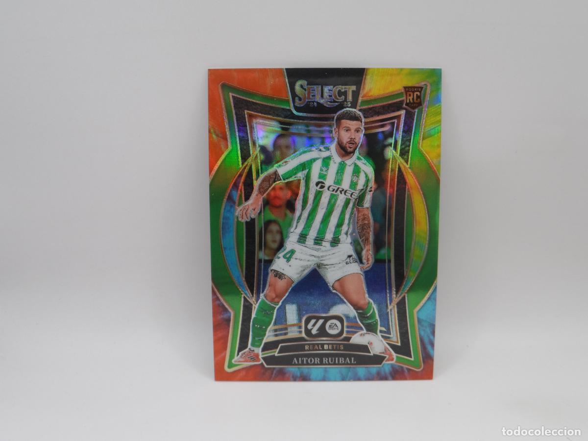 Cromos de f&uacute;tbol: 37 AITOR RUIBAL NUMERADA /25 TYE-DIE BETIS PANINI SELECT 2024-25 PRIZM ROOKIE