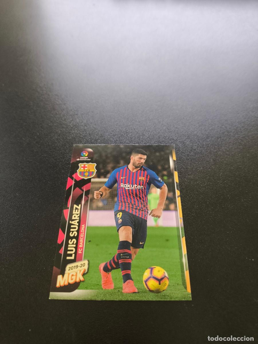 Cromos de f&uacute;tbol: 71 Luis Su&aacute;rez BARCELONA PANINI LIGA MECRACRACKS MGK 2019 2020 19 20 NO ESTE