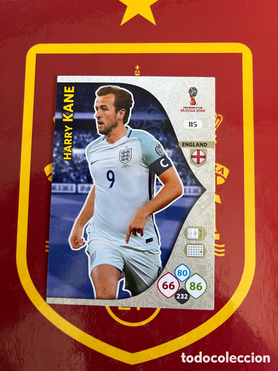 Cromos de Futebol: 115 HARRY KANE ADRENALYN MUNDIAL FIFA WORLD CUP 2018 18 RUSIA INGLATERRA ENGLAND