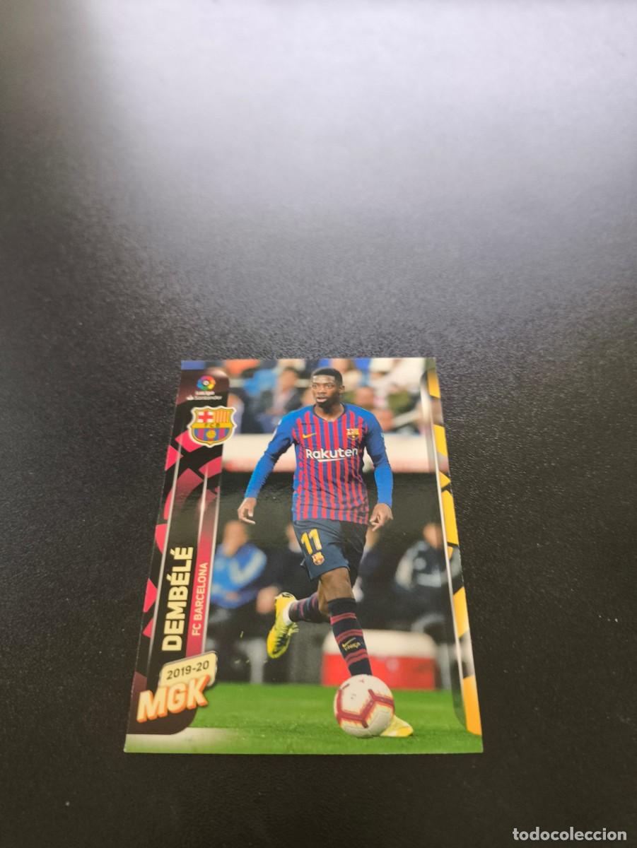 Cromos de Futebol: 72 Ousmane Demb&eacute;l&eacute; BARCELONA PANINI LIGA MECRACRACKS MGK 2019 2020 19 20 NO ESTE