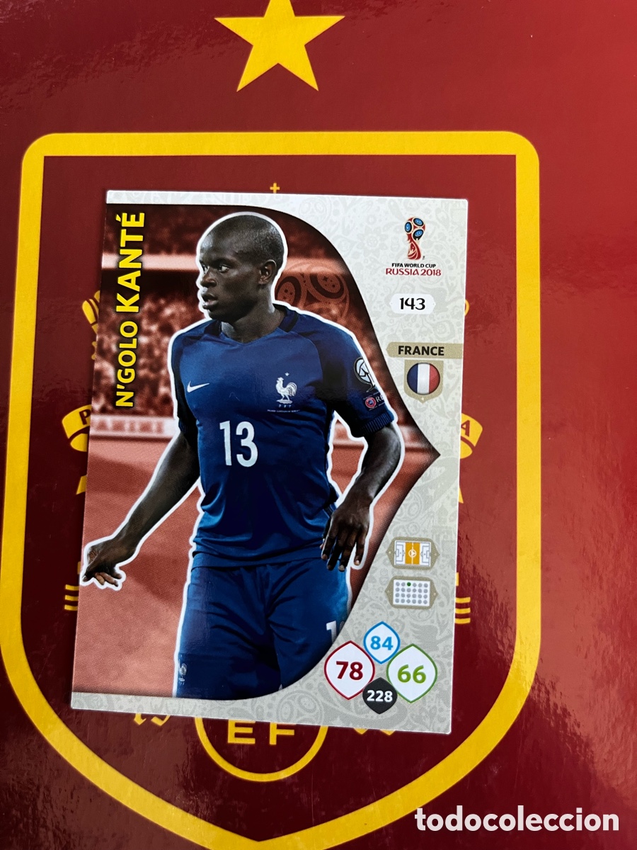 Figurine di Calcio: 143 KANT&Eacute; ADRENALYN MUNDIAL FIFA WORLD CUP 2018 18 RUSIA FRANCIA