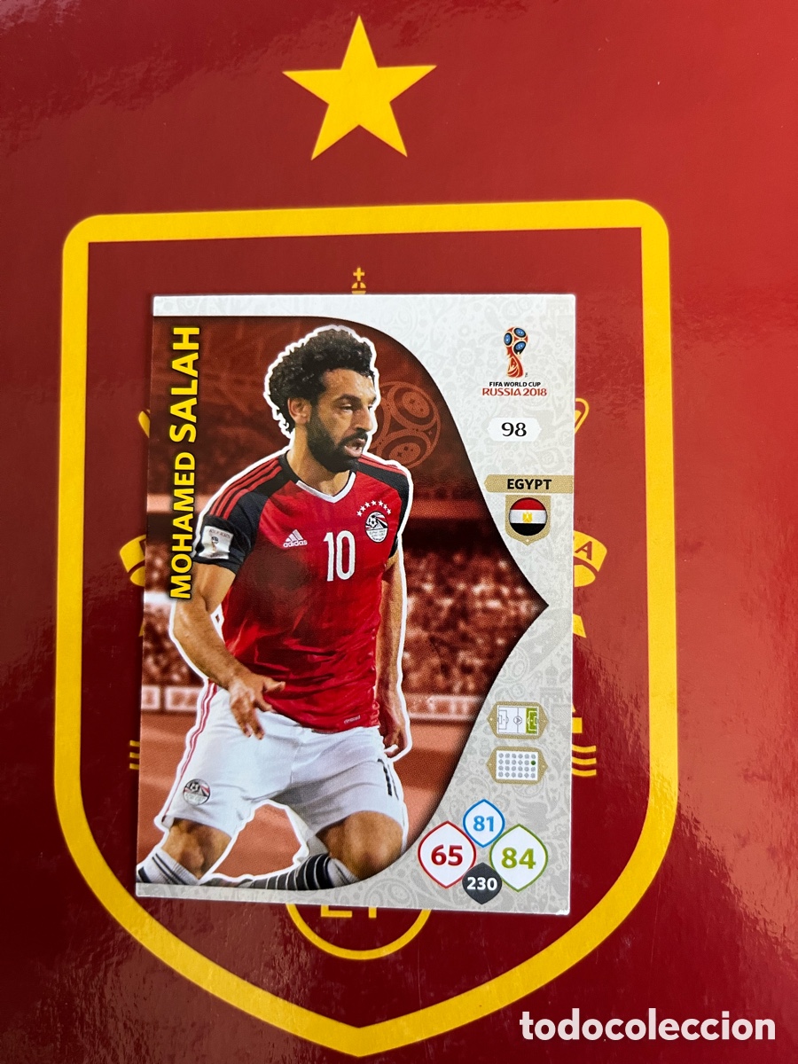 Figurine di Calcio: 98 MOHAMED SALAH ADRENALYN MUNDIAL FIFA WORLD CUP 2018 18 RUSIA EGIPTO