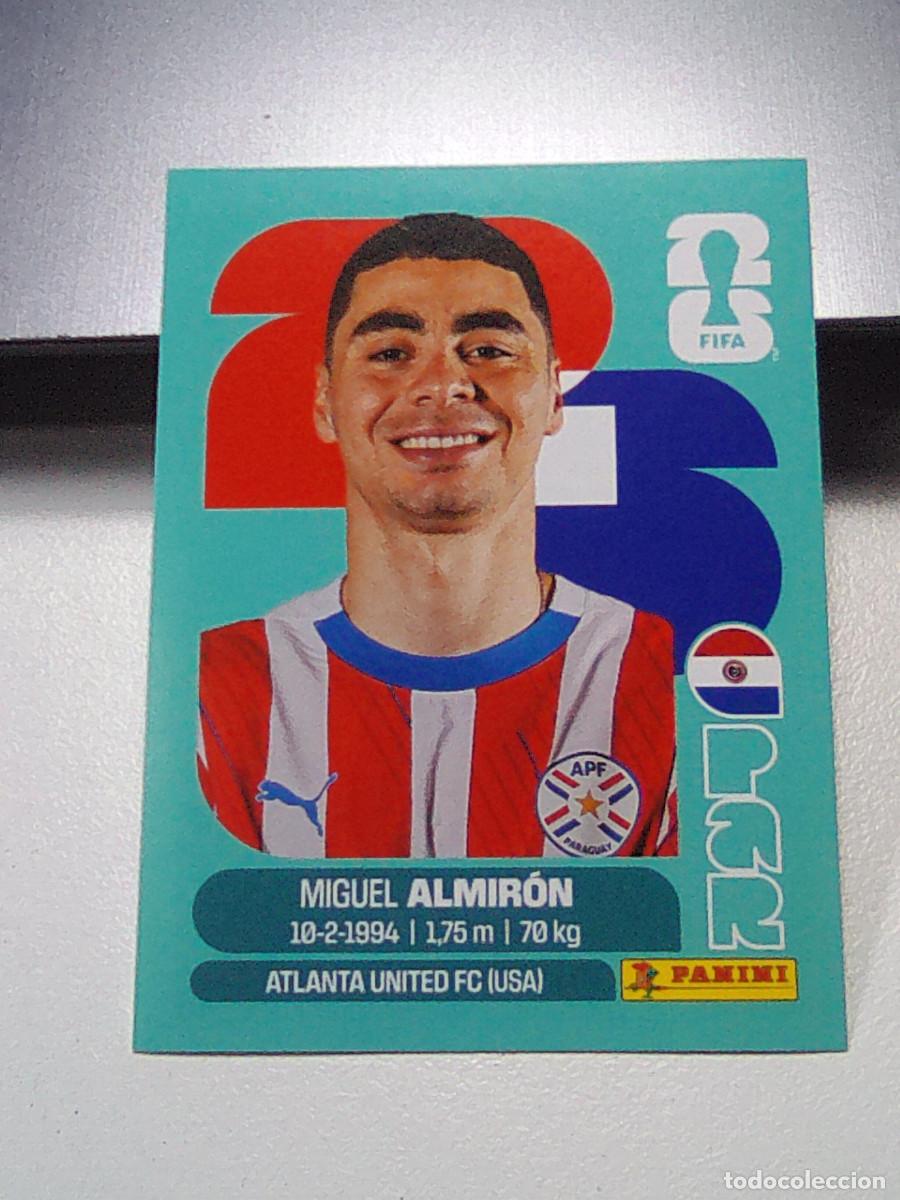 Figurine di Calcio: B29 PAR17 MIGUEL ALMIR&Oacute;N 17 PARAGUAY PAR MUNDIAL FIFA WORLD CUP 2026 STICKER PANINI