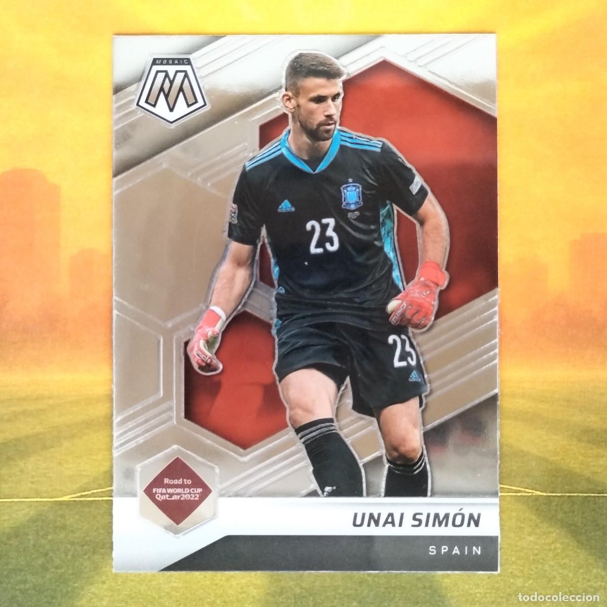 Figurine di Calcio: #126 Unai Simon | Espa&ntilde;a | 2021 2022 Panini Mosaic FIFA Road to World qatar