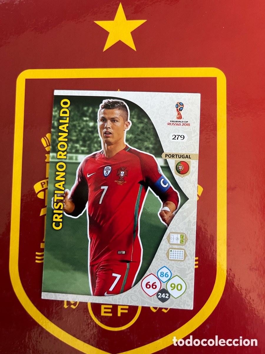 Figurine di Calcio: 279 CRISTIANO RONALDO ADRENALYN MUNDIAL FIFA WORLD CUP 2018 18 RUSIA PORTUGAL