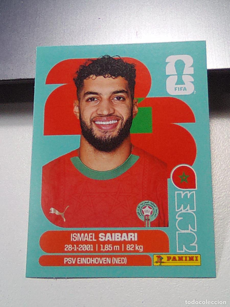 Cartes &agrave; collectionner de Football: B29 MAR15 ISMAEL SAIBARI 15 MARRUECOS MOROCCO MAR MUNDIAL FIFA WORLD CUP 2026 STICKER PANINI