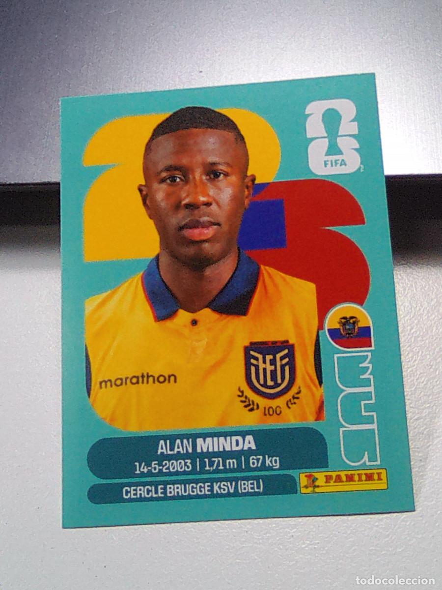 Cromos de f&uacute;tbol: B29 ECU18 ALAN MINDA 18 ECU ECUADOR MUNDIAL FIFA WORLD CUP 2026 STICKER PANINI