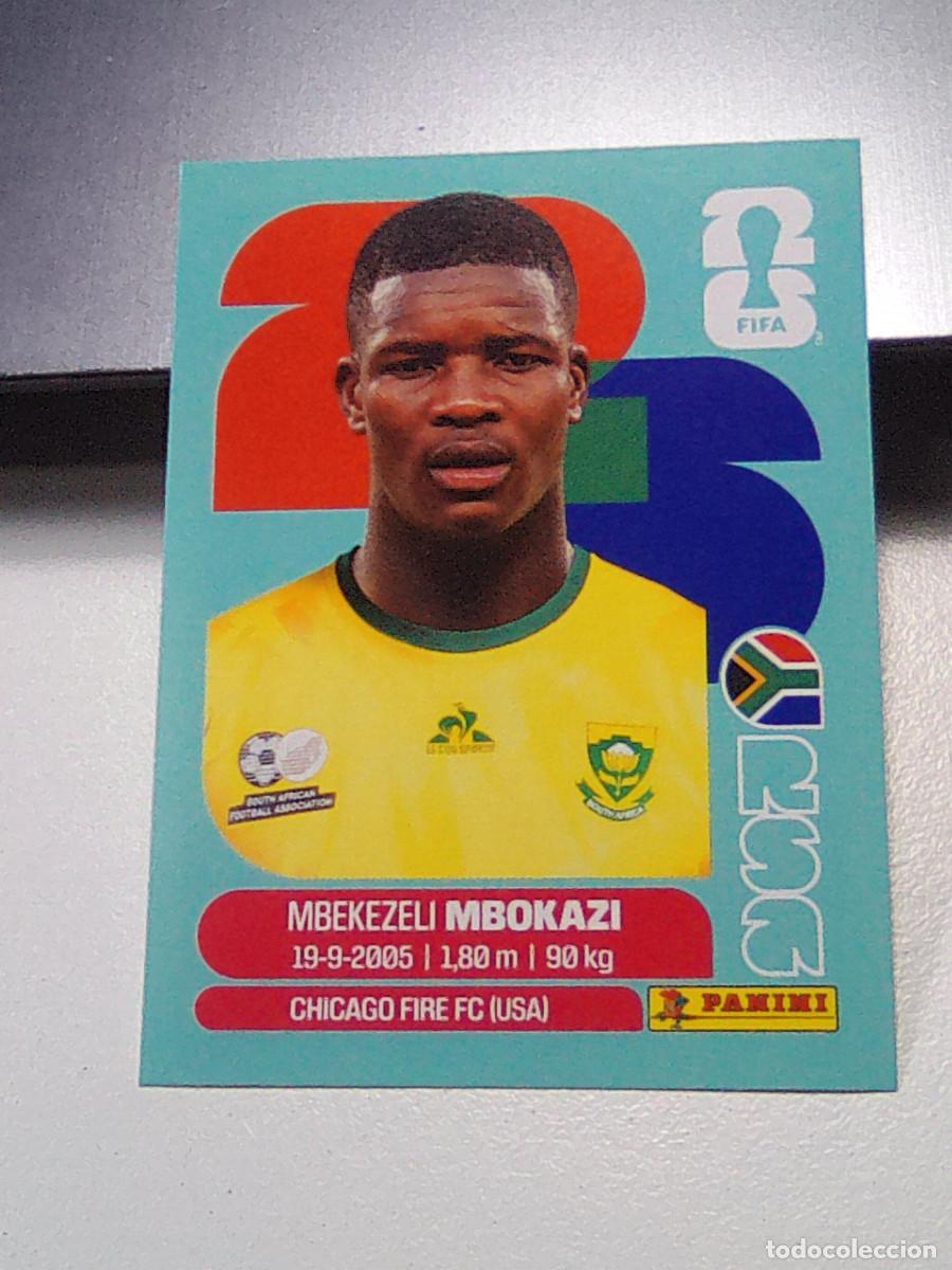 Cromos de f&uacute;tbol: B29 RSA 6 RSA6 MBEKEZELI MBOKAZ SUD&Aacute;FRICA RSA SOUTH AFRIKA MUNDIAL FIFA WORLD CUP 2026 STICKER PANIN