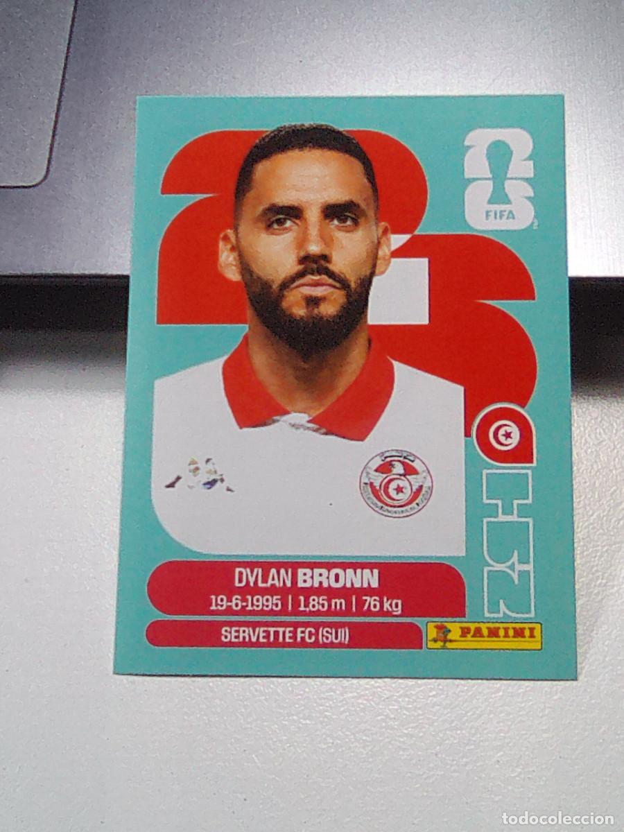 Cromos de f&uacute;tbol: B29 TUN8 DYLAN BRONN 8 T&Uacute;NEZ TUNISIA TUN MUNDIAL FIFA WORLD CUP 2026 STICKER PANINI