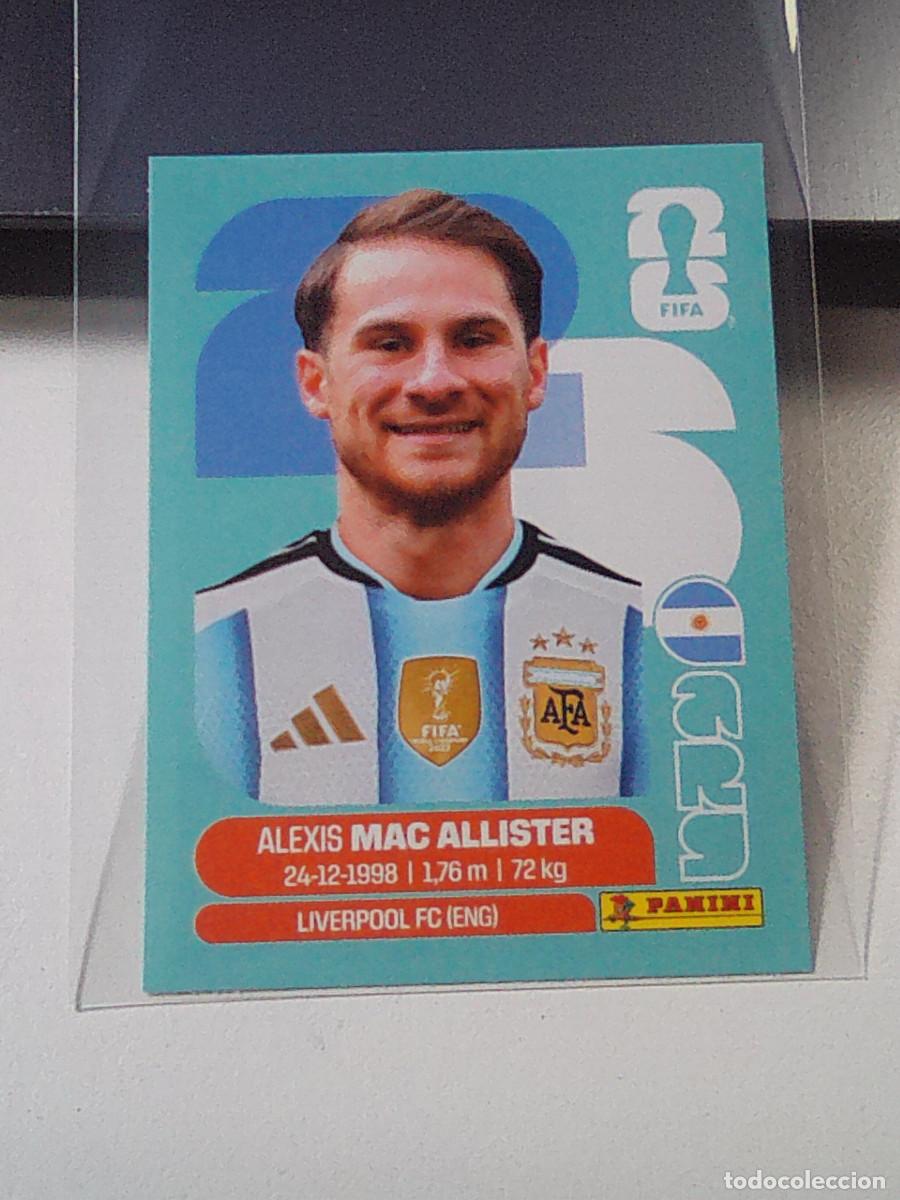 Cromos de f&uacute;tbol: B29 ARG9 ALEXIS MAC ALLISTER 9 ARGENTINA ARG MUNDIAL FIFA WORLD CUP 2026 STICKER PANINI