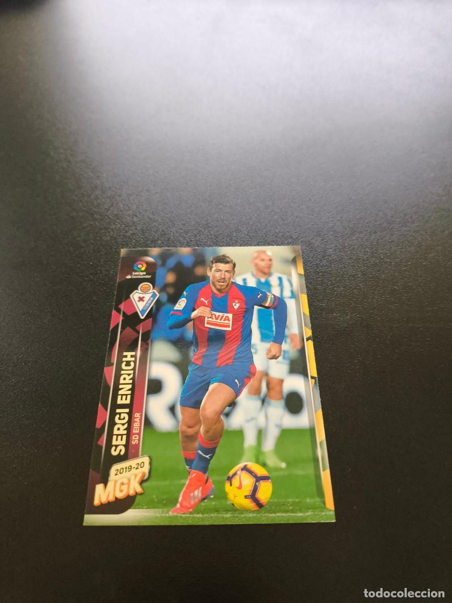 Cromos de f&uacute;tbol: 124 Sergi Enrich EIBAR PANINI LIGA MECRACRACKS MGK 2019 2020 19 20 NO ESTE
