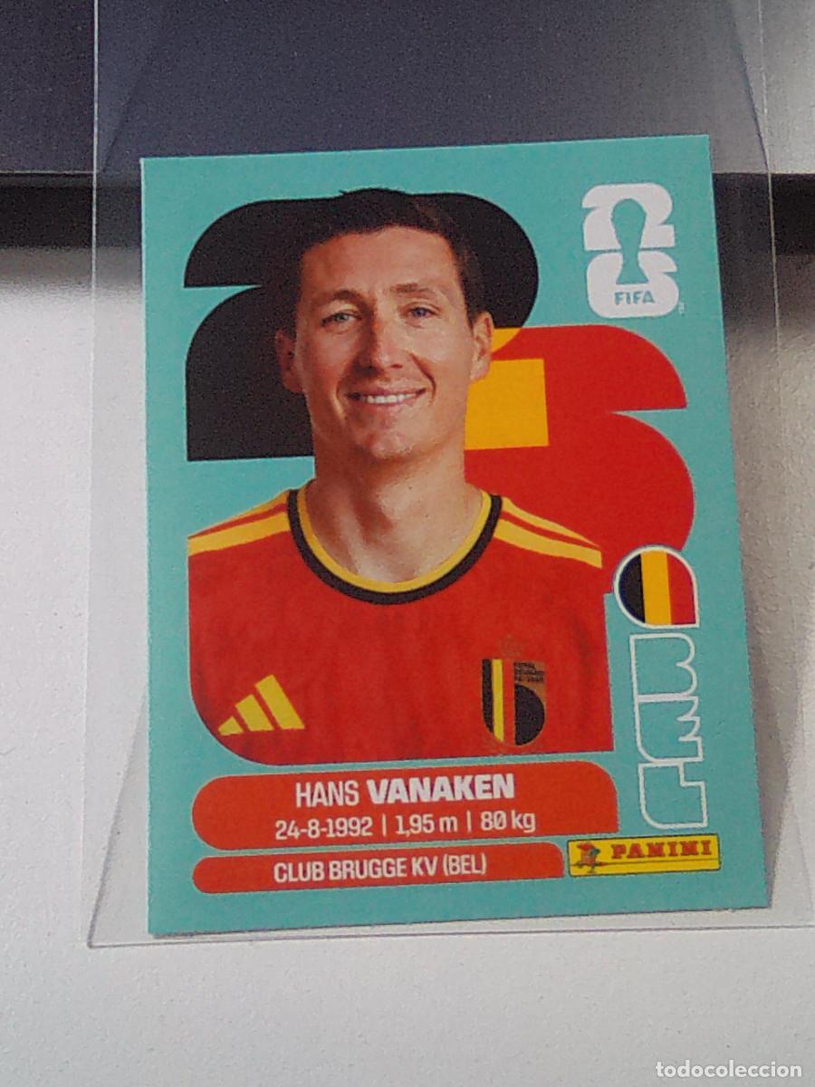 Cromos de f&uacute;tbol: B29 BEL14 HANS VANAKEN 14 B&Eacute;LGICA BELGIUM BEL MUNDIAL FIFA WORLD CUP 2026 STICKER PANINI