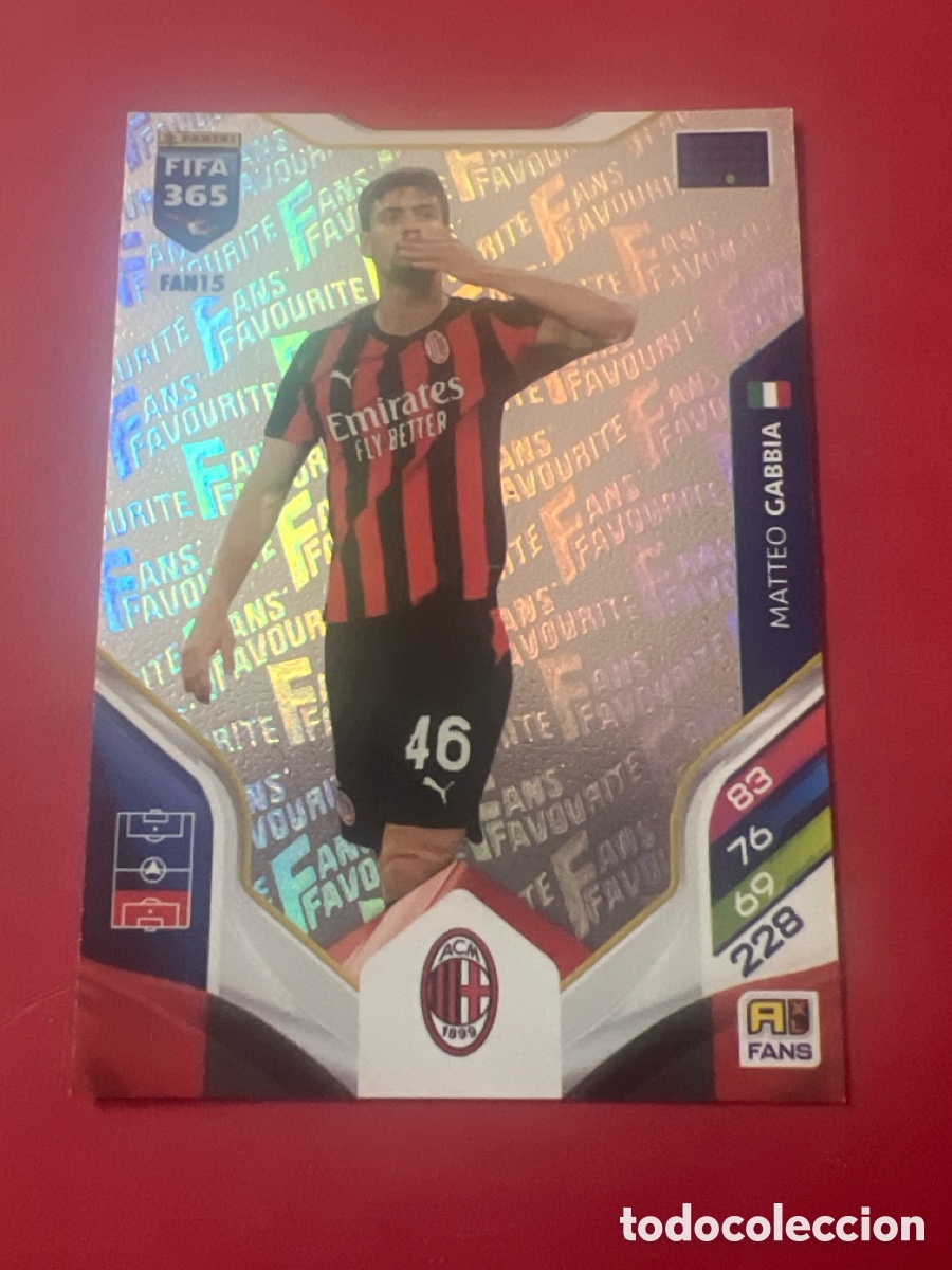 Cromos de f&uacute;tbol: E1434. Adrenalyn 25/26 - Fifa 365 - FAN15 - Matteo Gabbia