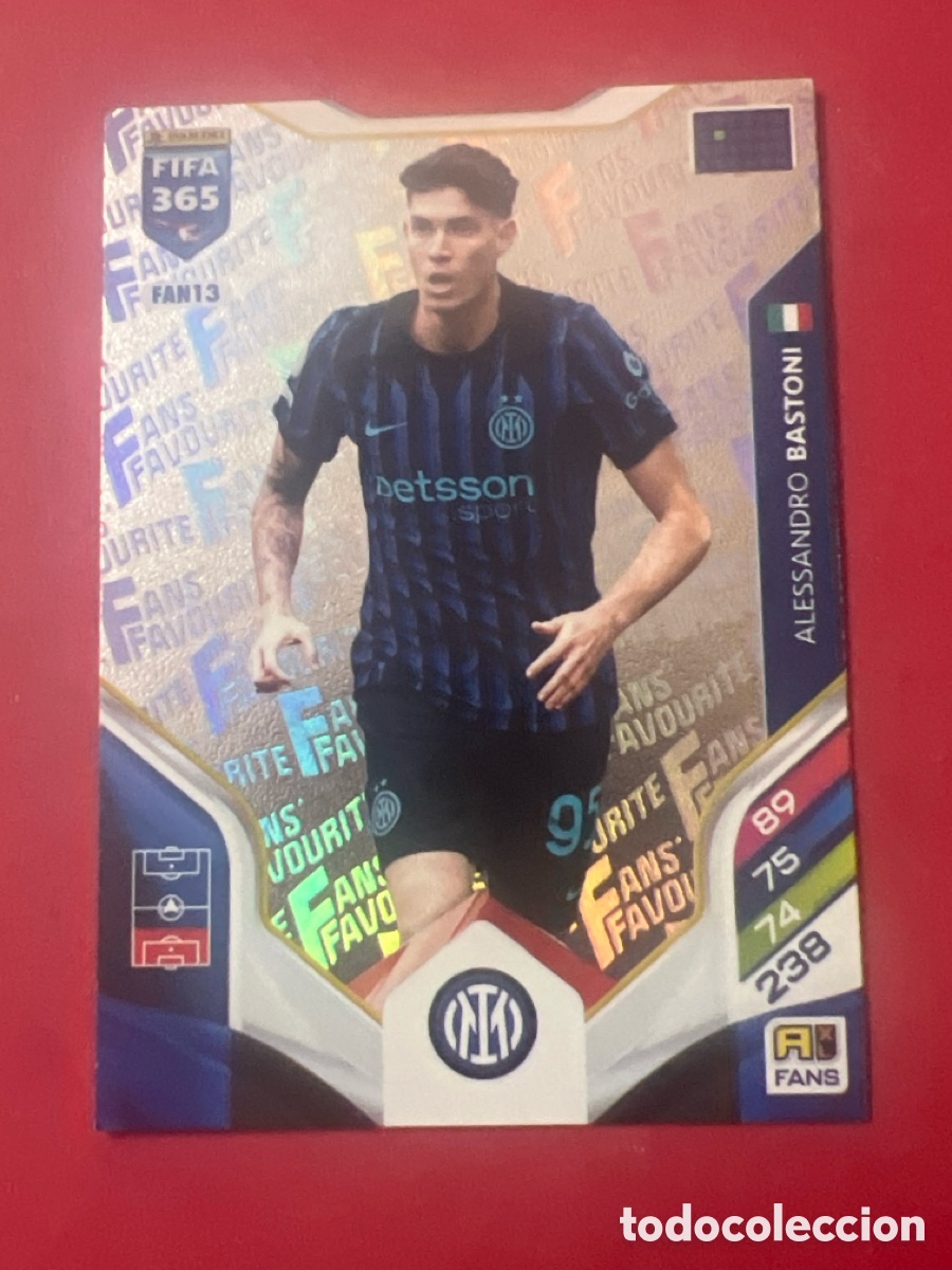 Cromos de f&uacute;tbol: E1436. Bastoni FAN13 Adrenalyn XL Fifa 365 2026 Inter