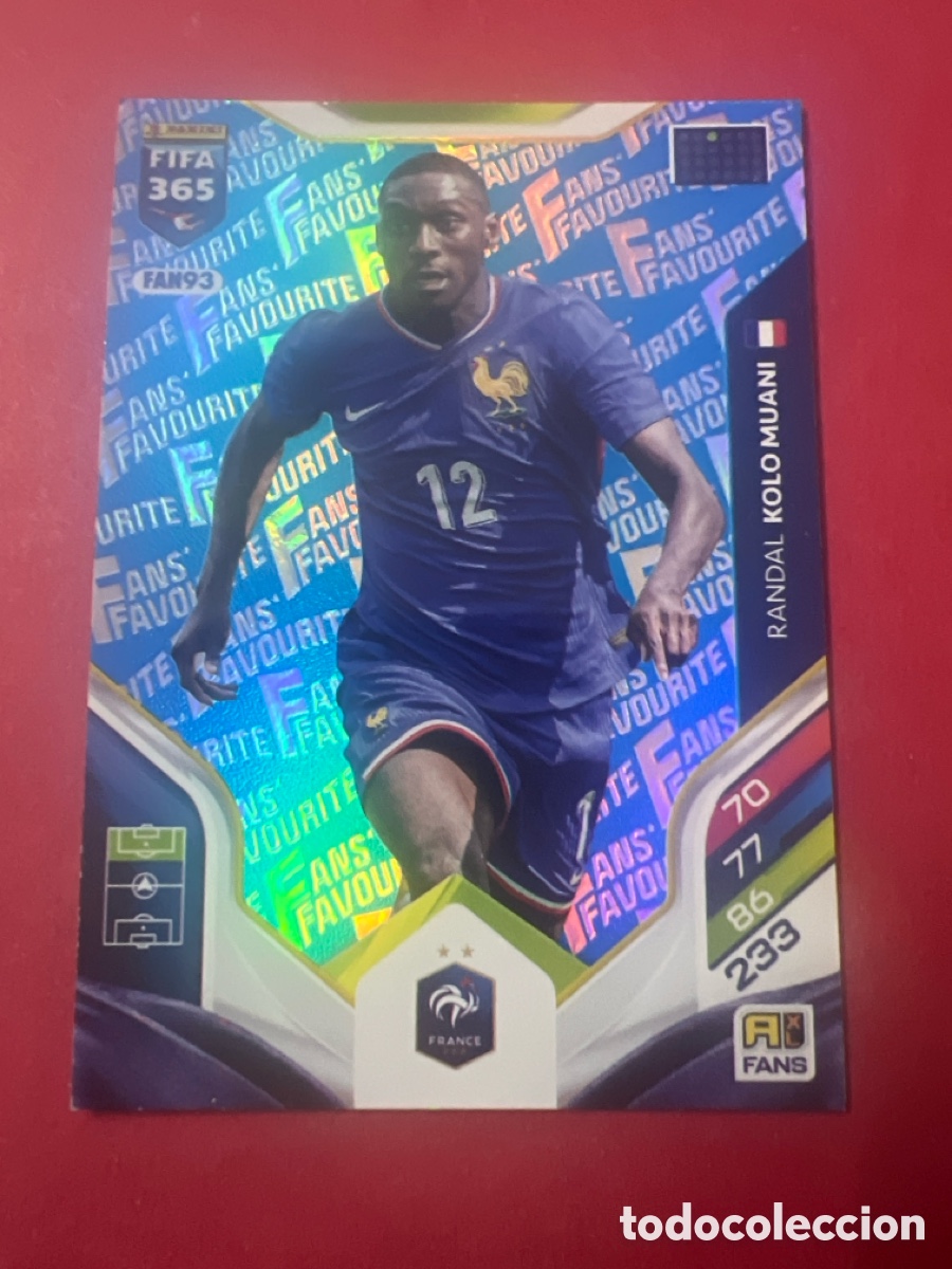 Cromos de f&uacute;tbol: E1439. Kolo Muani FAN93 Adrenalyn XL Fifa 365 2026 Francia