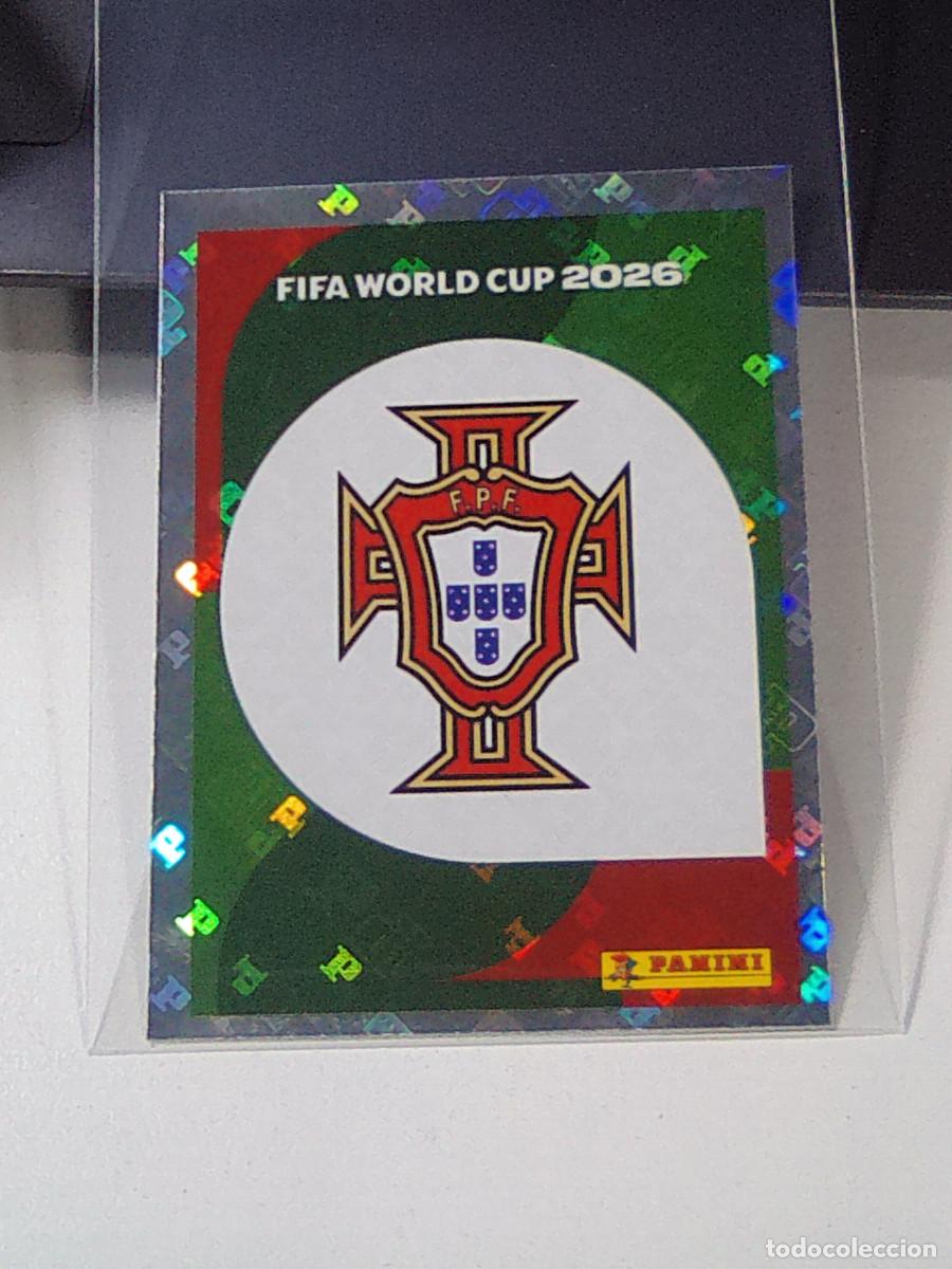 Football Stickers: B29 POR 1 POR1 ESCUDO LOGO BADGE PORTUGAL MUNDIAL FIFA WORLD CUP 2026 STICKER PANINI