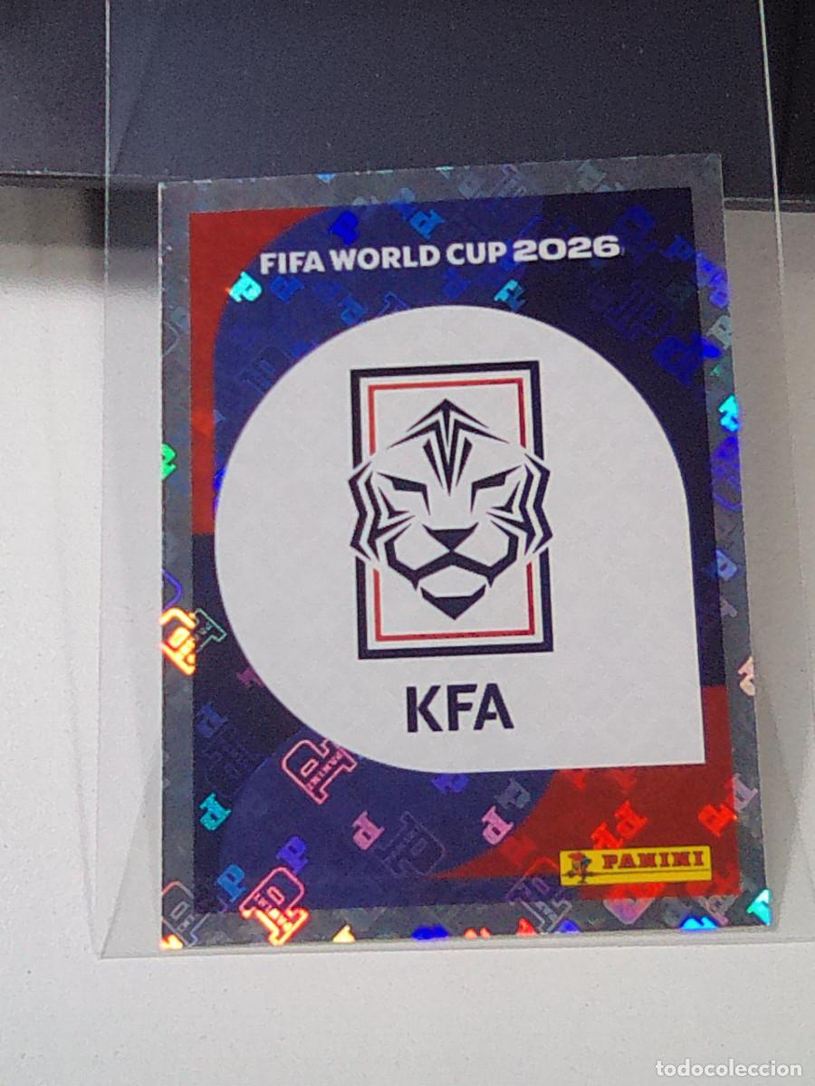 Football Stickers: B29 KOR 1 KOR1 ESCUDO LOGO BADGE COREA DEL SUR KOREA MUNDIAL FIFA WORLD CUP 2026 STICKER PANINI