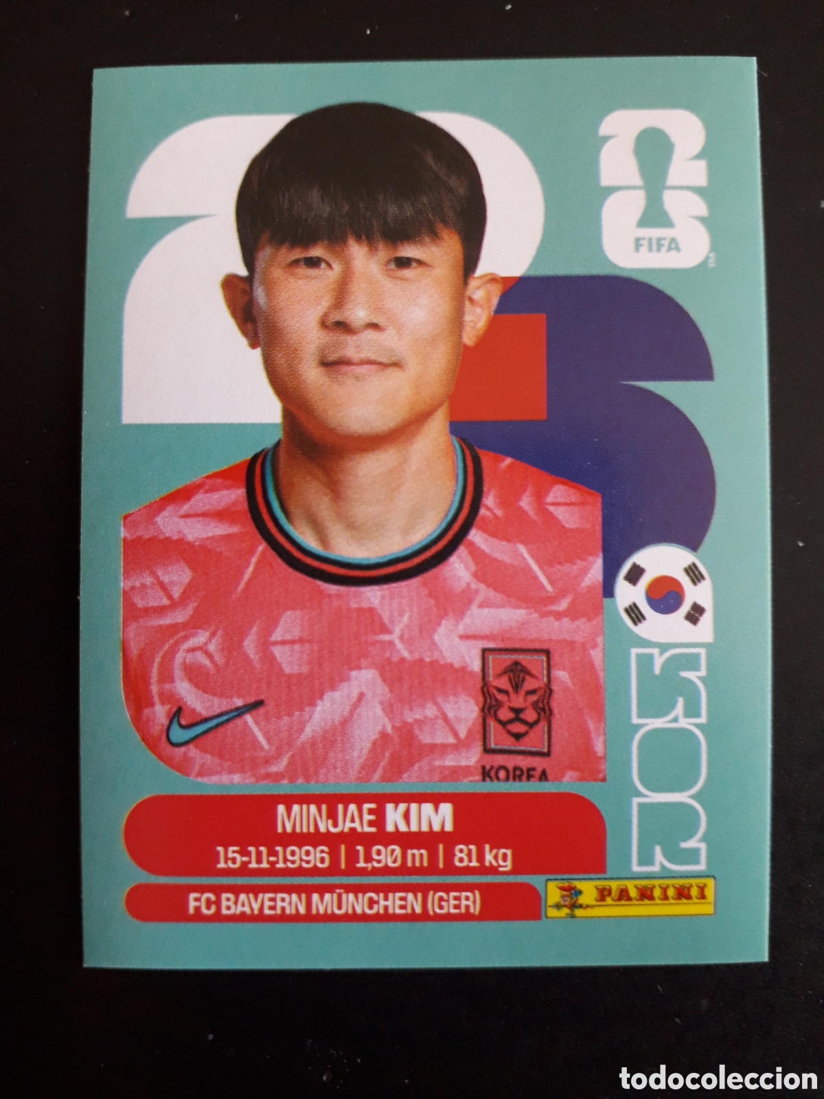 Football Stickers: KIM COREA DEL SUR KOR 4 MUNDIAL F&Uacute;TBOL 2026 FIFA WORLD CUP PANINI SIN PEGAR PEDIDO M&Iacute;NIMO 3&euro;.