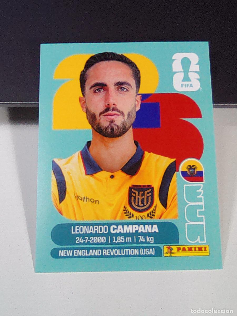 Cromos de f&uacute;tbol: B30 ECU15 LEONARDO CAMPANA 15 ECUADOR ECU MUNDIAL FIFA WORLD CUP 2026 STICKER PANINI