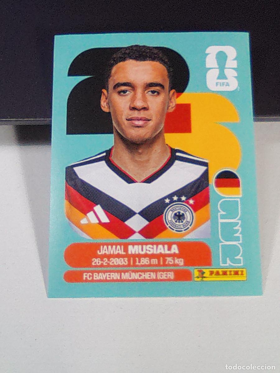 Cromos de f&uacute;tbol: B30 GER 15 GER15 JAMAL MUSIALA ALEMANIA GERMANY GER MUNDIAL FIFA WORLD CUP 2026 STICKER PANINI