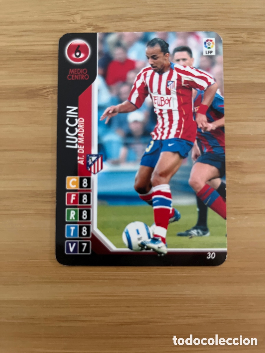 Figurine di Calcio: LUCCIN ATLETICO MADRID N&ordm; 30 DERBY TOTAL PANINI 2004 2005 04 05 NUEVO COMO RECIEN SALIDO DE SOBRE