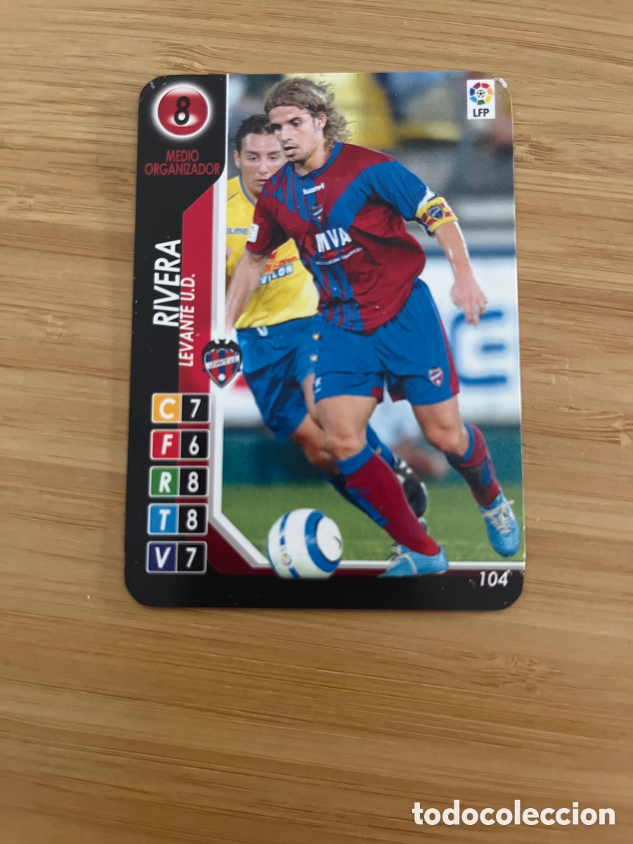 Cromos de f&uacute;tbol: RIVERA LEVANTE U.D. 104 DERBY TOTAL PANINI 2004 2005 04 05 MINIMOS RASGU&Ntilde;OS VER FOTOS