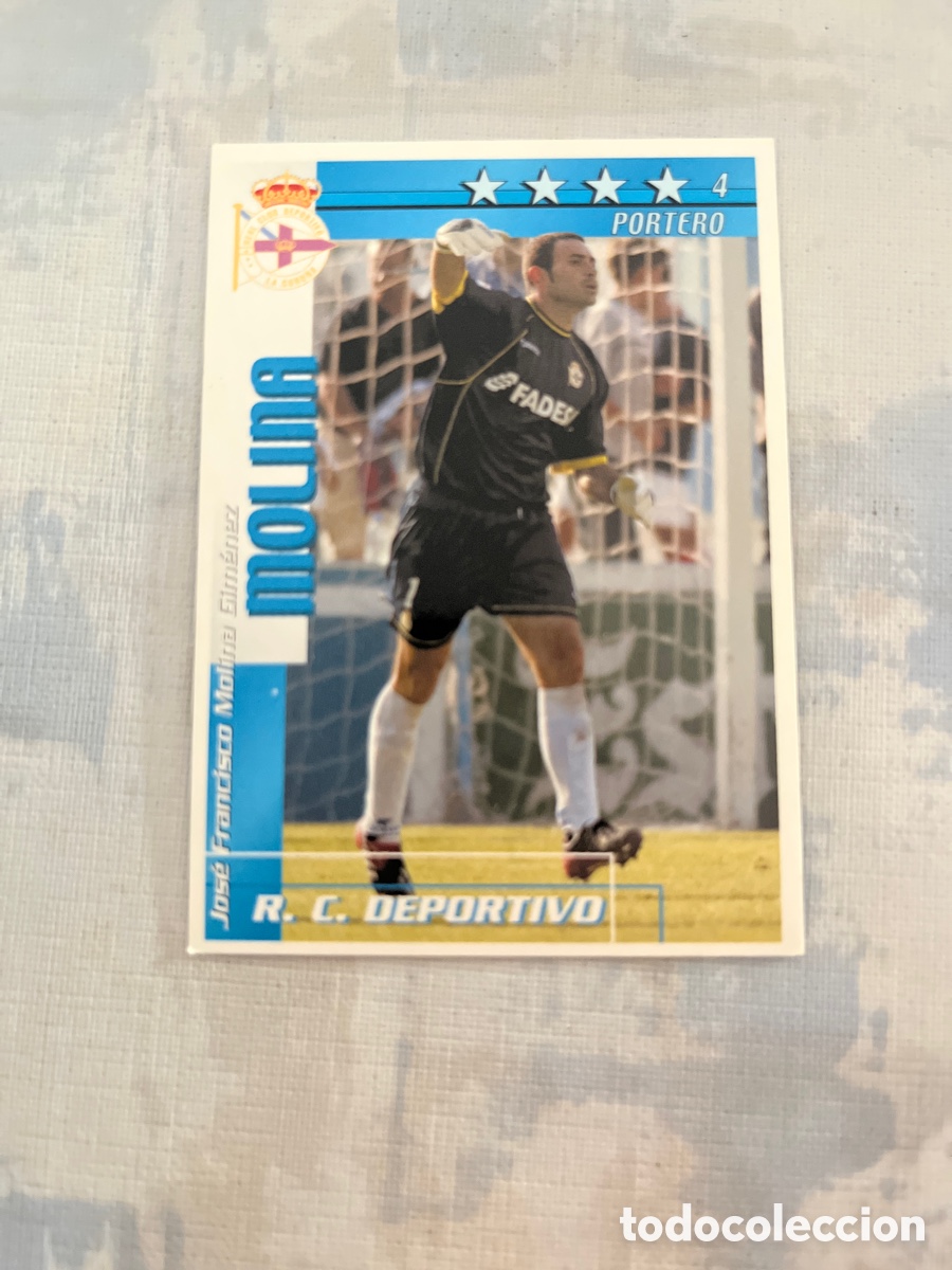Football Stickers: MOLINA DEPORTIVO DE LA CORU&Ntilde;A F&Uacute;TBOL MATCH TOTAL LIGA 2002-2003 MAGIC BOX INT CARD FUTBOL