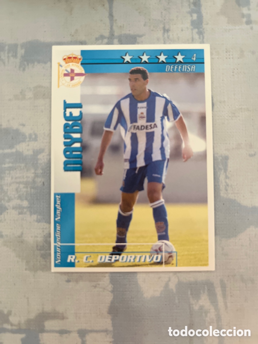 Football Stickers: NAYBET DEPORTIVO DE LA CORU&Ntilde;A F&Uacute;TBOL MATCH TOTAL LIGA 2002-2003 MAGIC BOX INT CARD FUTBOL