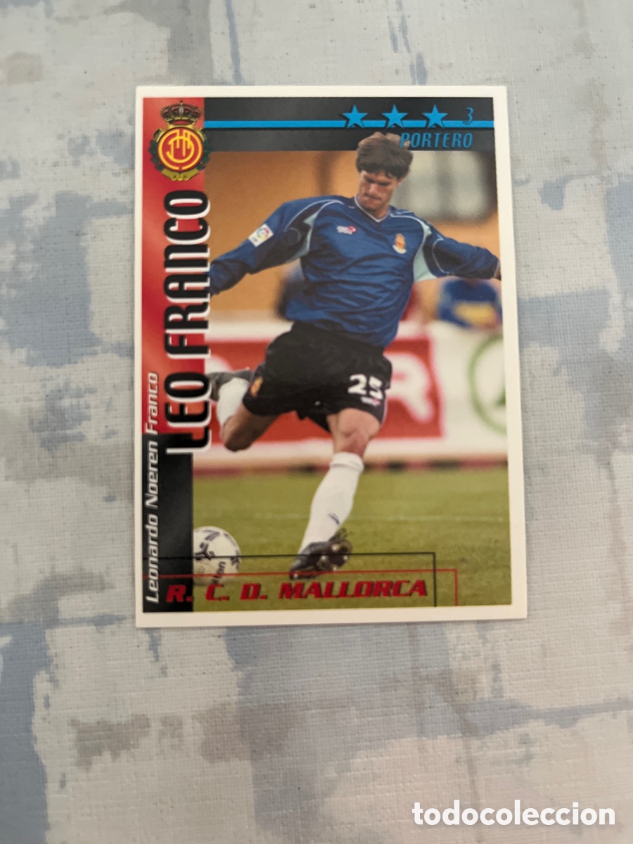 Figurine di Calcio: LEO FRANCO MALLORCA F&Uacute;TBOL MATCH TOTAL LIGA 2002-2003 MAGIC BOX INT CARD FUTBOL