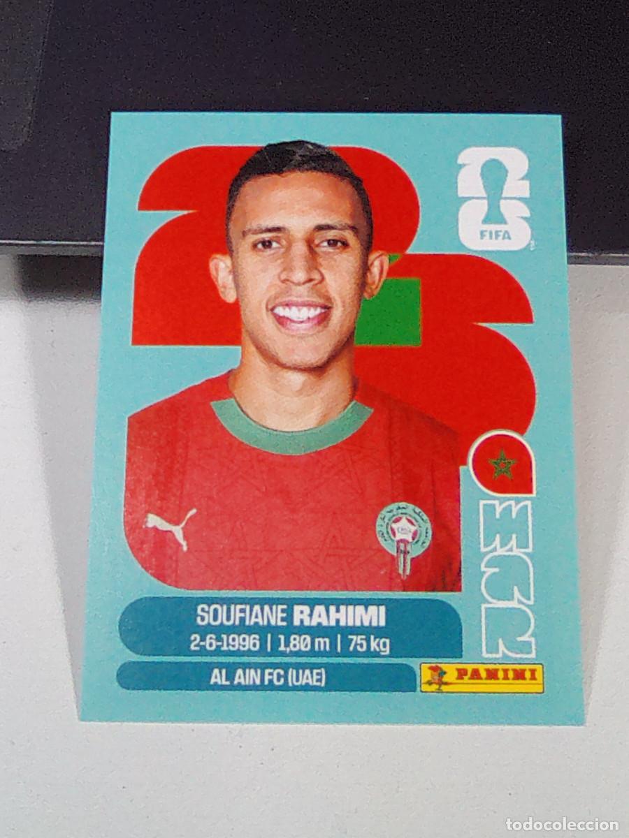 Cromos de f&uacute;tbol: B30 MAR18 SOUFIANE RAHIMI 18 MARRUECOS MOROCCO MAR MUNDIAL FIFA WORLD CUP 2026 STICKER PANINI