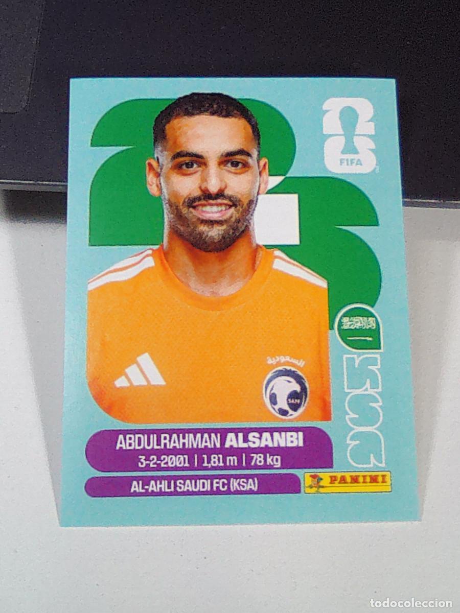 Cromos de f&uacute;tbol: B30 KSA3 ABDULRAHMAN AL-SANBI ALSANBI 3 ARABIA SAUD&Iacute; KSA MUNDIAL FIFA WORLD CUP 2026 STICKER PANINI