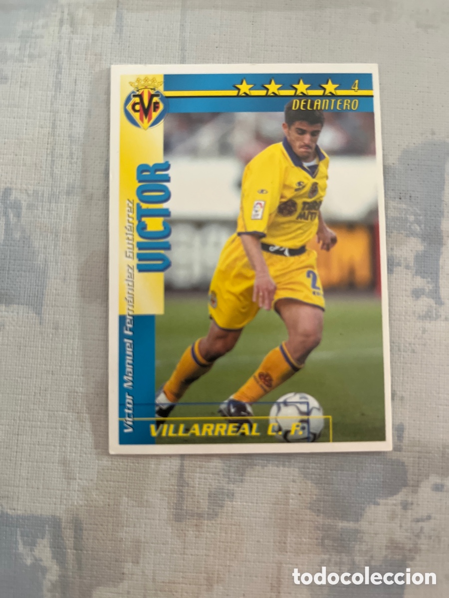 Fu&szlig;ball-Sticker: VICTOR VILLARREAL F&Uacute;TBOL MATCH TOTAL LIGA 2002-2003 MAGIC BOX INT CARD FUTBOL