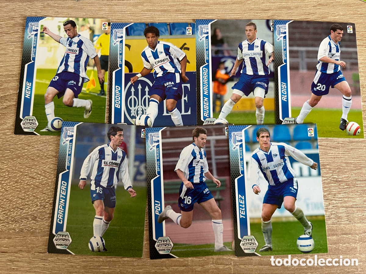 Cromos de Futebol: ALAV&Eacute;S MEGACRACKS 2005 2006 05 06 B&Aacute;SICAS