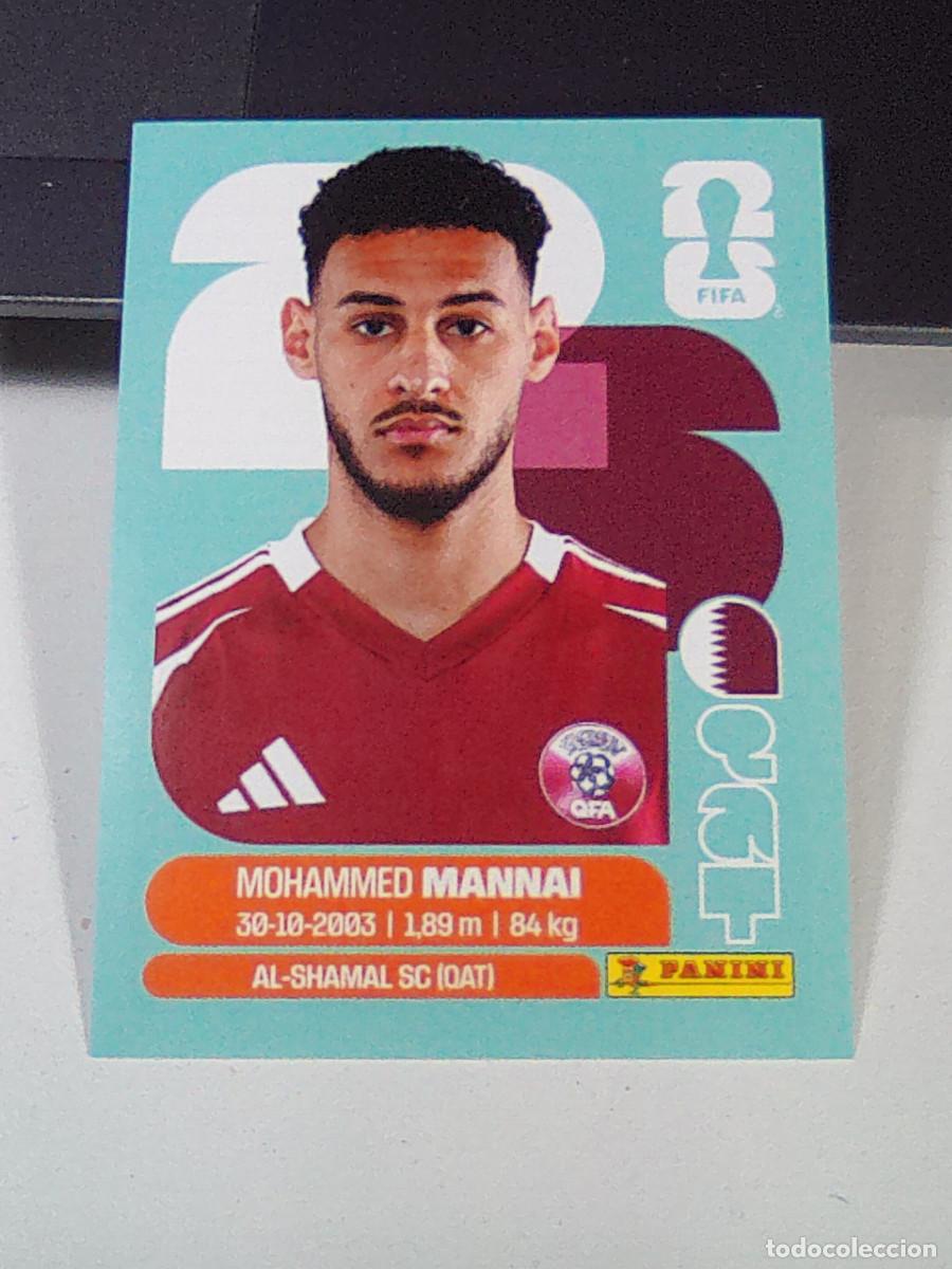 Cromos de f&uacute;tbol: B30 QAT9 MOHAMED MANNAI 9 QATAR CATAR QAT MUNDIAL FIFA WORLD CUP 2026 STICKER PANINI