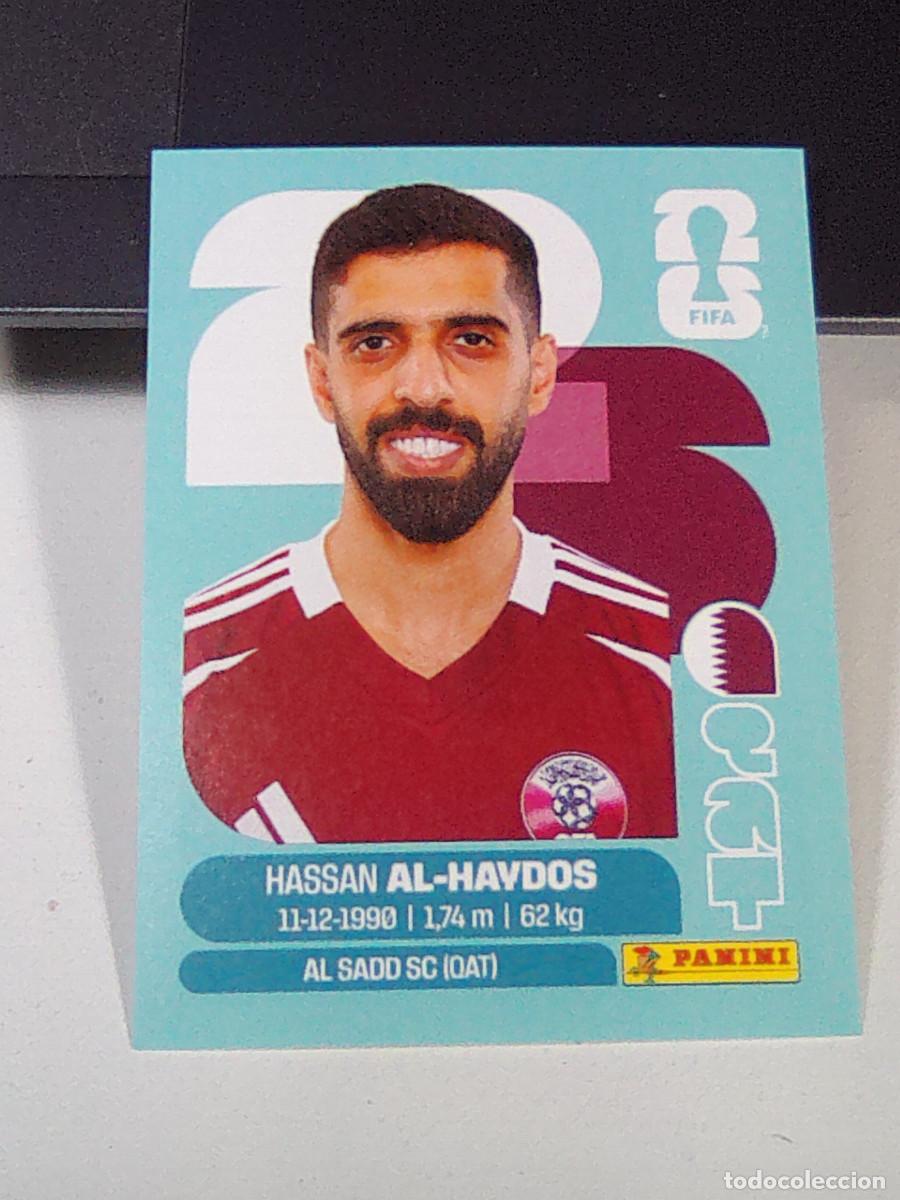 Cromos de f&uacute;tbol: B30 QAT16 HASSAN AL-HAYDOS 16 QATAR CATAR QAT MUNDIAL FIFA WORLD CUP 2026 STICKER PANINI