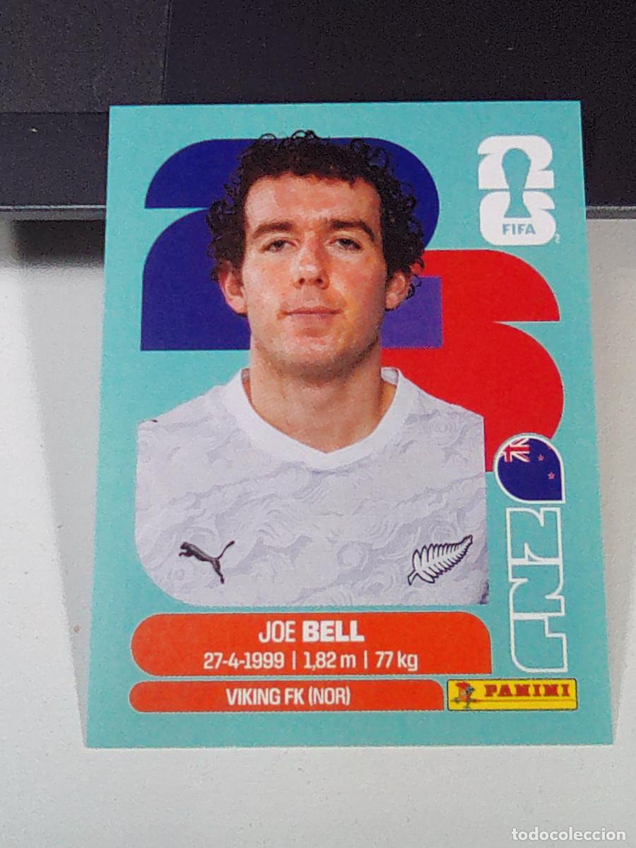 Cromos de f&uacute;tbol: B30 NZL 10 NZL10 JOE BELL NUEVA ZELANDA NZL NEW ZEALAND MUNDIAL FIFA WORLD CUP 2026 STICKER PANINI
