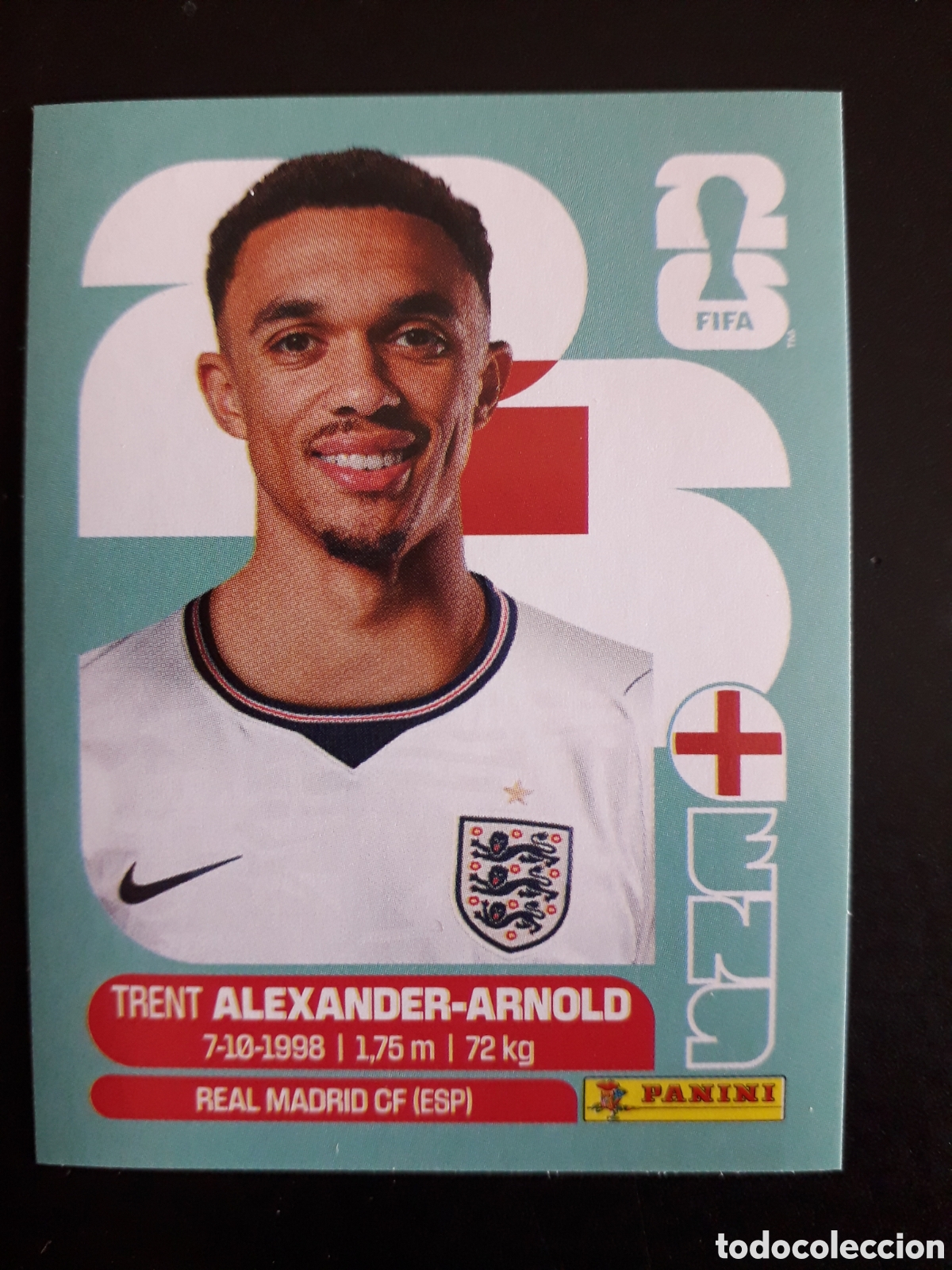 Cromos de f&uacute;tbol: ALEXANDER ARNOLD INGLATERRA ENG 6 MUNDIAL F&Uacute;TBOL 2026 FIFA WORLD CUP PANINI PEDIDO M&Iacute;NIMO 3&euro;
