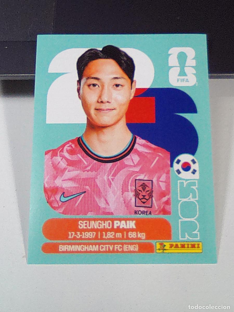 Cromos de f&uacute;tbol: B30 KOR14 SEUNG-HO PAIK 14 COREA DEL SUR KOR MUNDIAL FIFA WORLD CUP 2026 STICKER PANINI