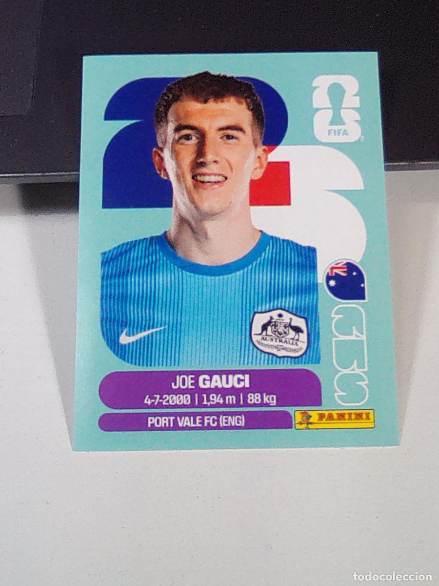 Cromos de f&uacute;tbol: B30 AUS 3 AUS3 JOE GAUCI AUSTRALIA AUS MUNDIAL FIFA WORLD CUP 2026 STICKER PANINI