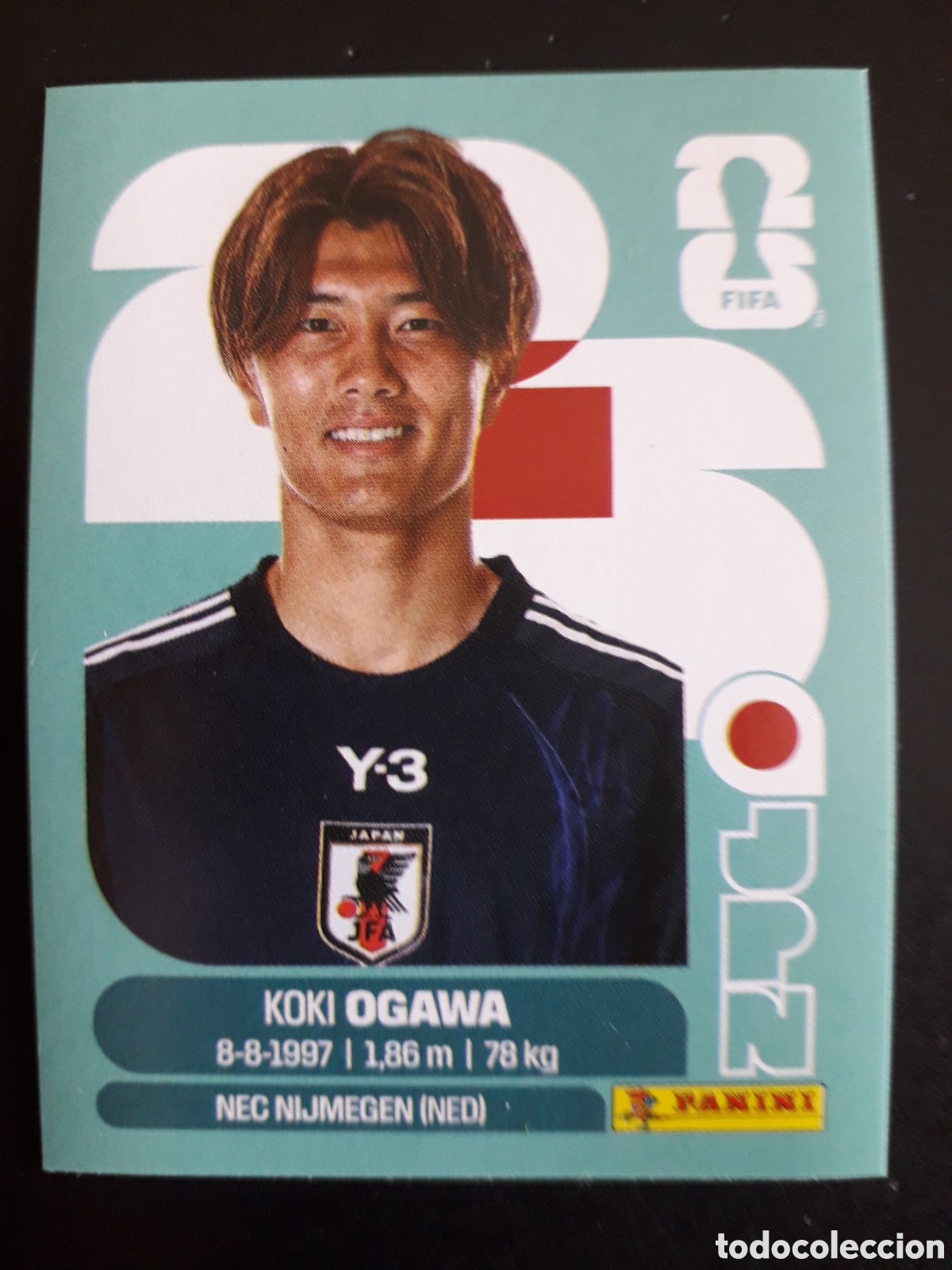 Cromos de f&uacute;tbol: OGAWA JAP&Oacute;N JPN 19 MUNDIAL F&Uacute;TBOL 2026 FIFA WORLD CUP PANINI SIN PEGAR PEDIDO M&Iacute;NIMO 3&euro;
