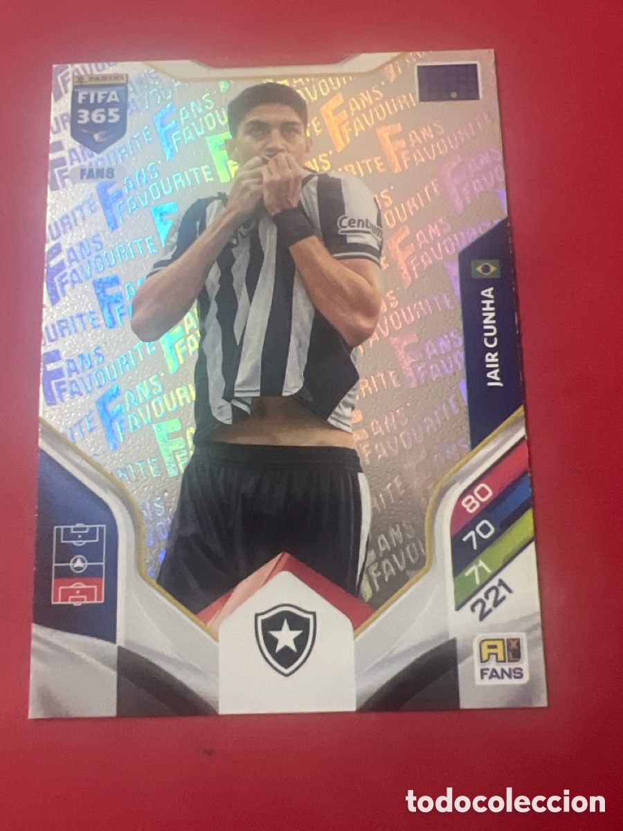 Cromos de f&uacute;tbol: E1452. FAN8 Jair Cunha Fans Favourite Botafogo Adrenalyn XL FIFA 365 2026