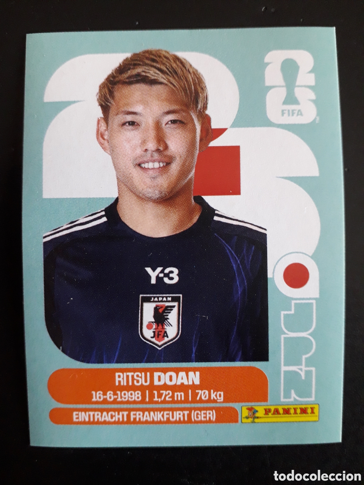 Cromos de f&uacute;tbol: DOAN JAP&Oacute;N JPN 14 MUNDIAL F&Uacute;TBOL 2026 FIFA WORLD CUP PANINI SIN PEGAR PEDIDO M&Iacute;NIMO 3&euro;