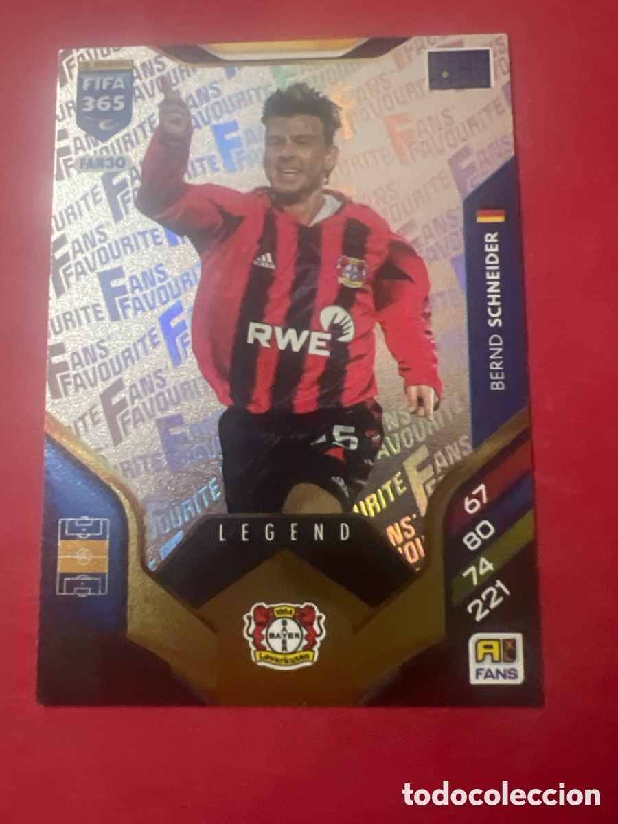 Cromos de f&uacute;tbol: FAN30 BERND SCHNEIDER (BAYER LEVERKUSEN) FANS FAVOURITE LEGEND PANINI ADRENALYN XL FIFA 365 2026 26